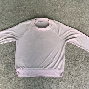 Pink TNA/Aritzia long sleeve sweater